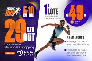 2ª Corrida da Independência Bauru Shopping será neste domingo